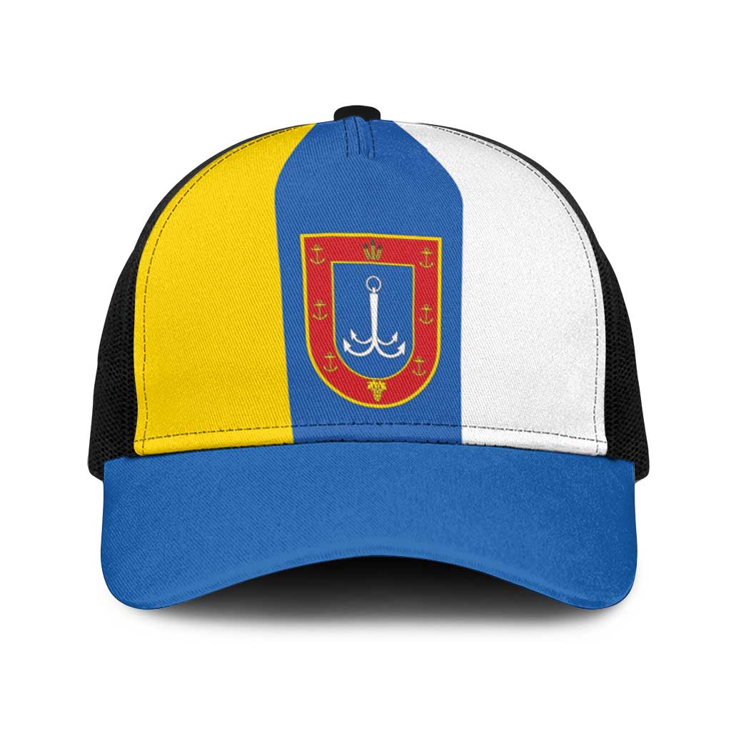 Ukraine Odesa Oblast Baseball Net Cap Flag Color Inspiration
