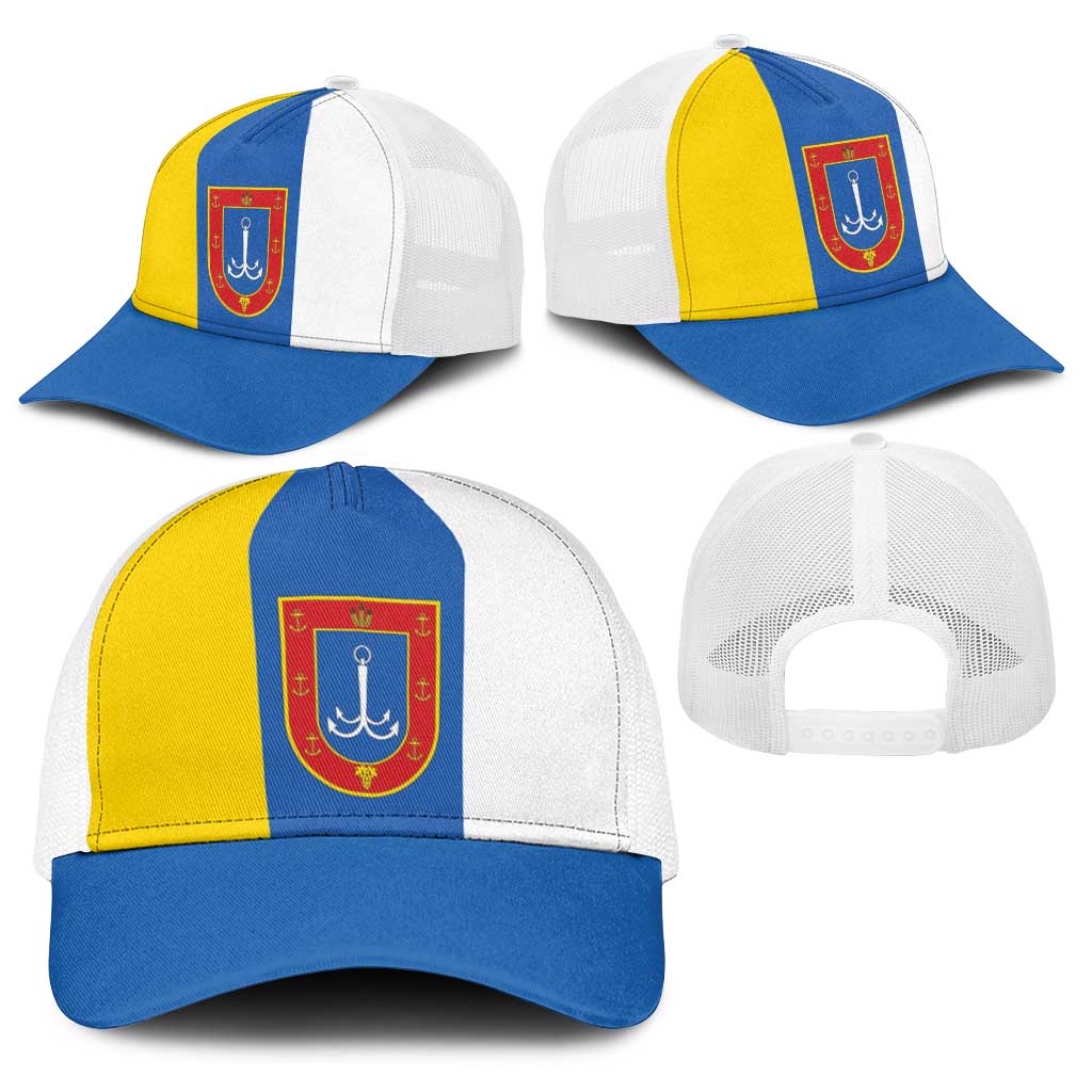 Ukraine Odesa Oblast Baseball Net Cap Flag Color Inspiration