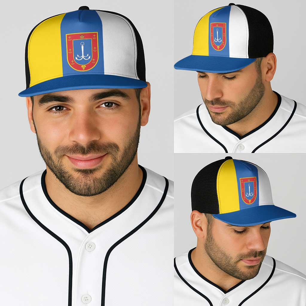 Ukraine Odesa Oblast Baseball Net Cap Flag Color Inspiration