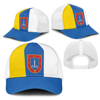 Ukraine Odesa Oblast Mesh Trucker Cap Flag Color Inspiration