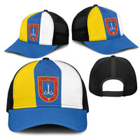Ukraine Odesa Oblast Mesh Trucker Cap Flag Color Inspiration