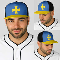 Ukraine Poltava Oblast Baseball Net Cap Flag Color Inspiration