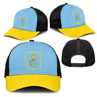 Ukraine Sumy Oblast Mesh Trucker Cap Flag Color Inspiration