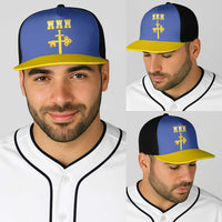 Ukraine Ternopil Oblast Baseball Net Cap Flag Color Inspiration