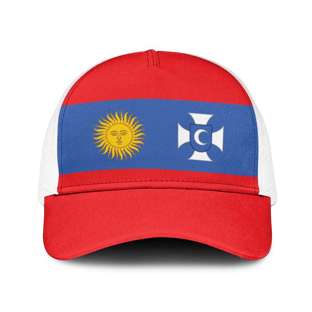 Ukraine Vinnytsia Oblast Baseball Net Cap Flag Color Inspiration