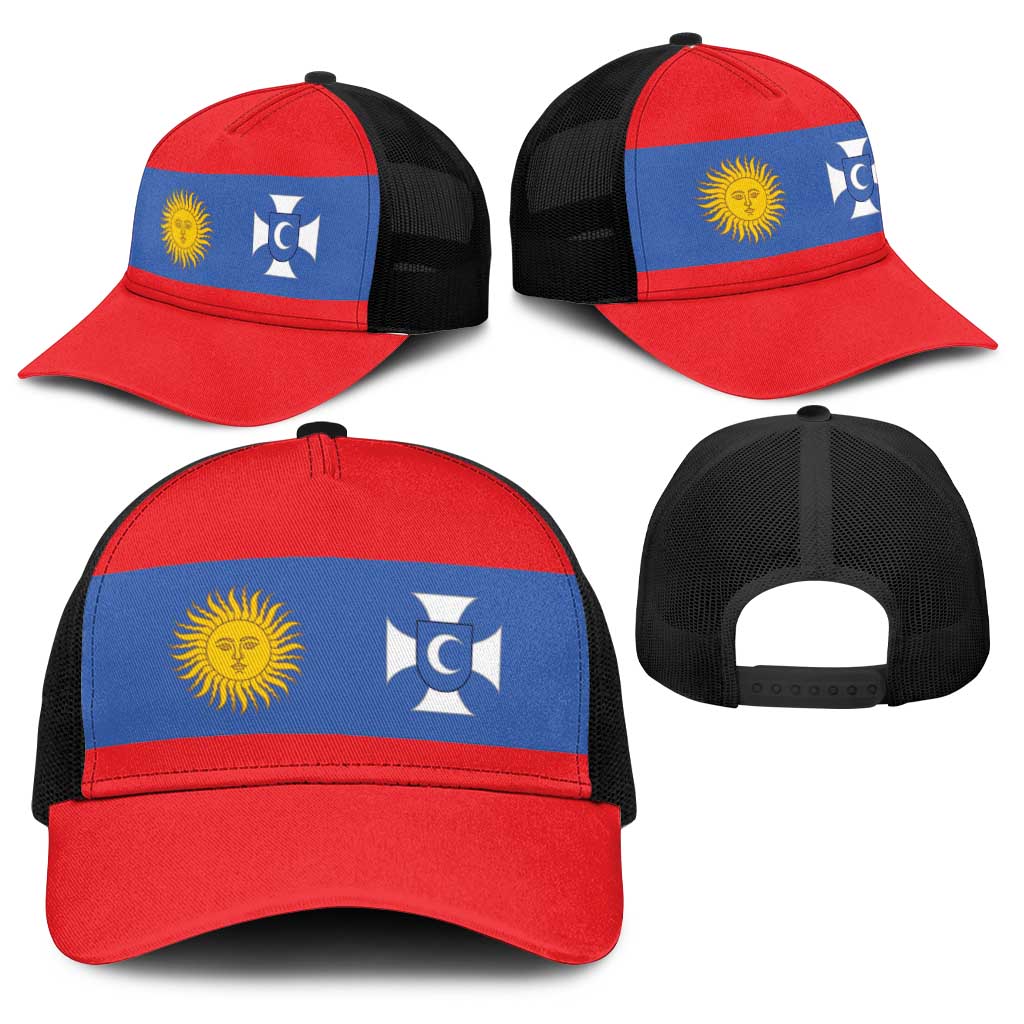 Ukraine Vinnytsia Oblast Baseball Net Cap Flag Color Inspiration