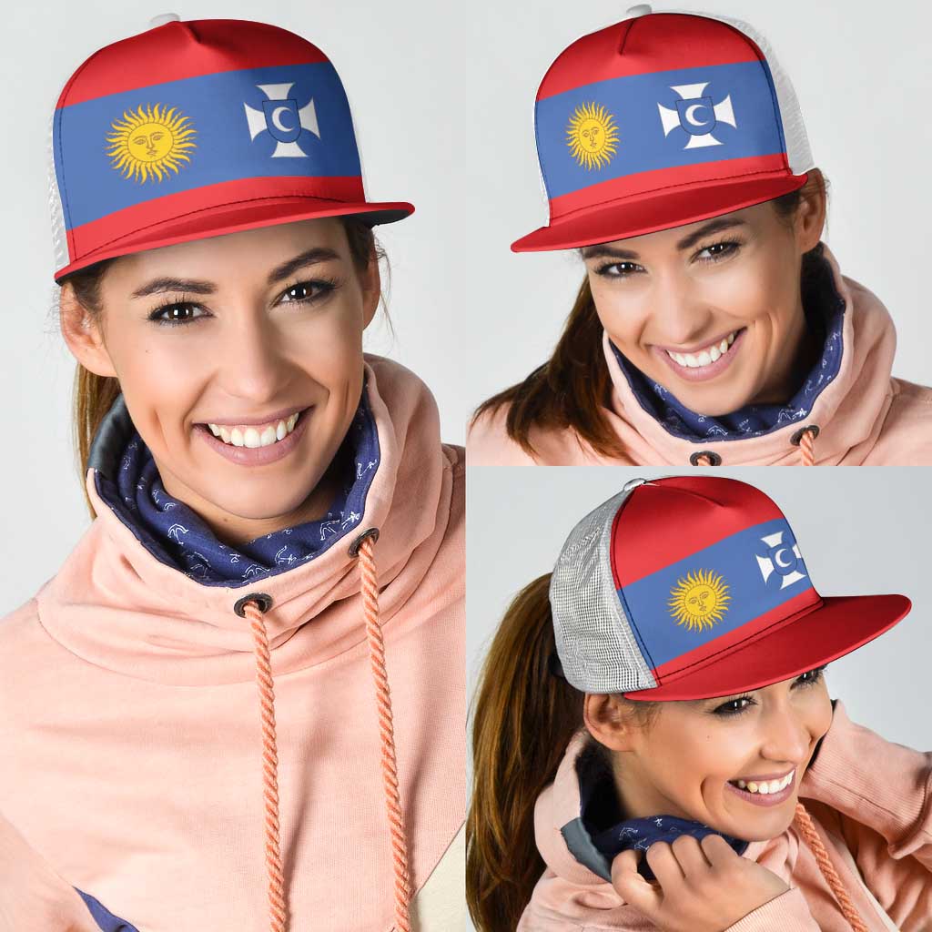 Ukraine Vinnytsia Oblast Mesh Trucker Cap Flag Color Inspiration