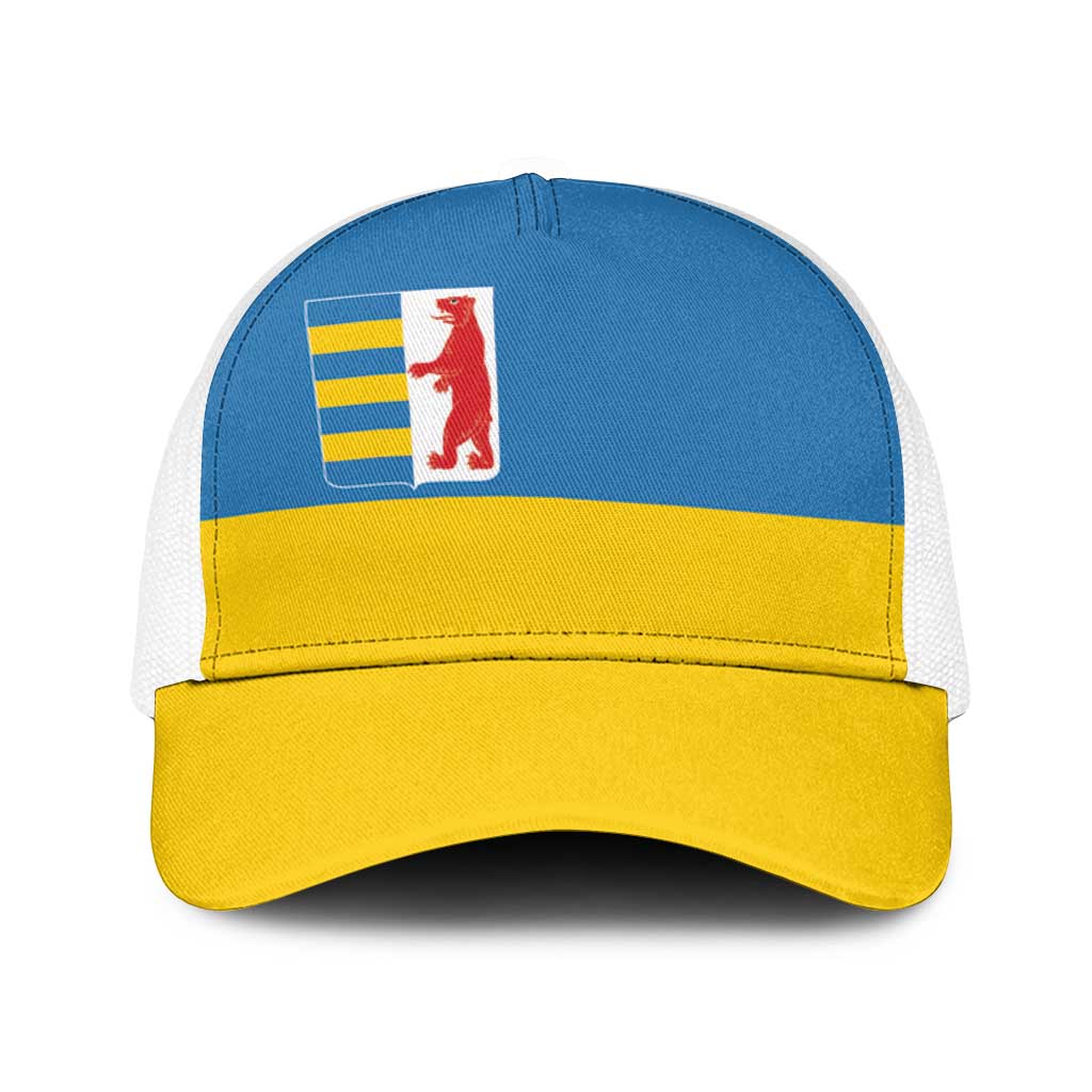 Ukraine Zakarpattia Oblast Baseball Net Cap Flag Color Inspiration