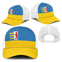 Ukraine Zakarpattia Oblast Baseball Net Cap Flag Color Inspiration