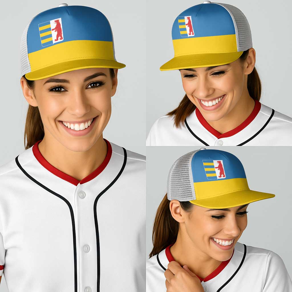 Ukraine Zakarpattia Oblast Baseball Net Cap Flag Color Inspiration