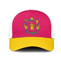 Ukraine Zaporizhzhia Oblast Mesh Trucker Cap Flag Color Inspiration