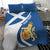 Personalized Scotland Bedding Set Lion Rampant Flag Style