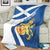 Personalized Scotland Blanket Lion Rampant Flag Style