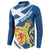 Personalized Scotland Button Sweatshirt Lion Rampant Flag Style