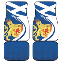 Personalized Scotland Car Mats Lion Rampant Flag Style