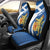 Personalized Scotland Car Seat Cover Lion Rampant Flag Style