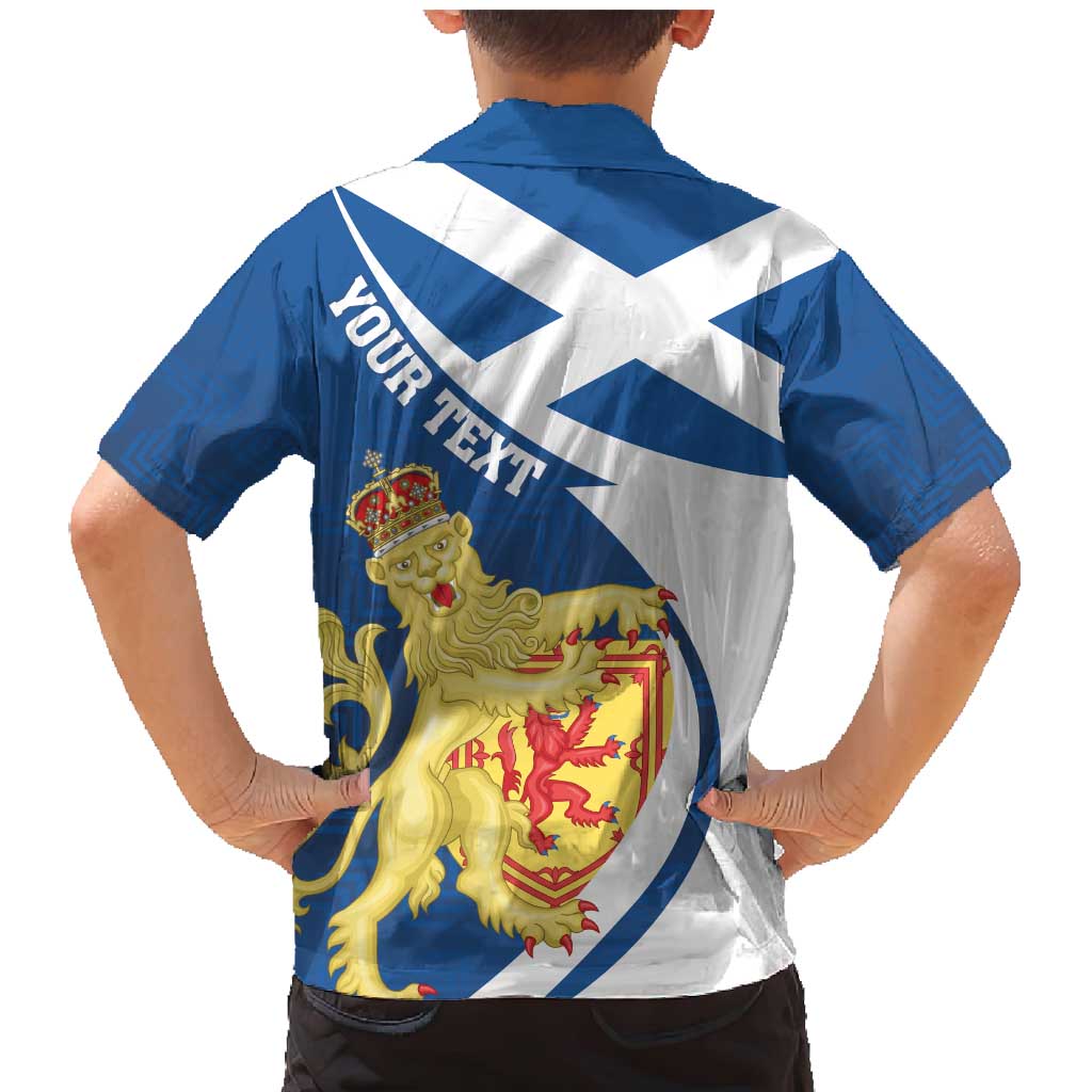 Personalized Scotland Family Matching Mermaid Dress and Hawaiian Shirt Lion Rampant Flag Style