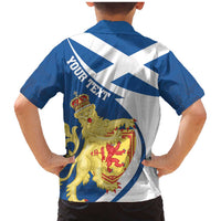 Personalized Scotland Family Matching Mermaid Dress and Hawaiian Shirt Lion Rampant Flag Style