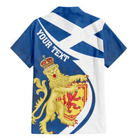 Personalized Scotland Family Matching Mermaid Dress and Hawaiian Shirt Lion Rampant Flag Style