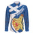 Personalized Scotland Family Matching Puletasi and Hawaiian Shirt Lion Rampant Flag Style