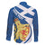 Personalized Scotland Family Matching Short Sleeve Bodycon Dress and Hawaiian Shirt Lion Rampant Flag Style