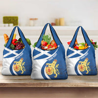 Personalized Scotland Grocery Bag Lion Rampant Flag Style