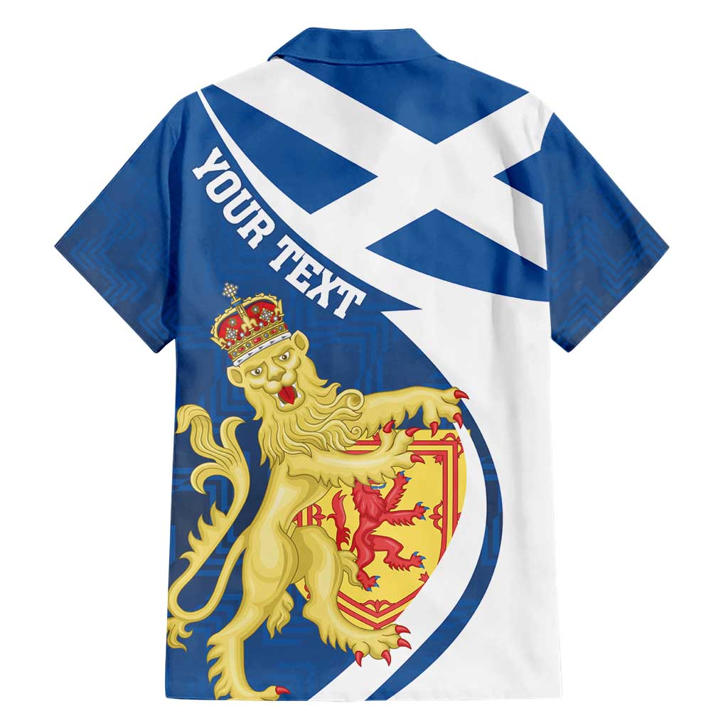 Personalized Scotland Hawaiian Shirt Lion Rampant Flag Style