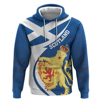 Personalized Scotland Hoodie Lion Rampant Flag Style