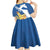 Personalized Scotland Kid Short Sleeve Dress Lion Rampant Flag Style