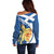 Personalized Scotland Off Shoulder Sweater Lion Rampant Flag Style