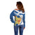 Personalized Scotland Off Shoulder Sweater Lion Rampant Flag Style