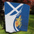 Personalized Scotland Quilt Lion Rampant Flag Style
