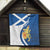 Personalized Scotland Quilt Lion Rampant Flag Style