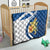 Personalized Scotland Quilt Lion Rampant Flag Style