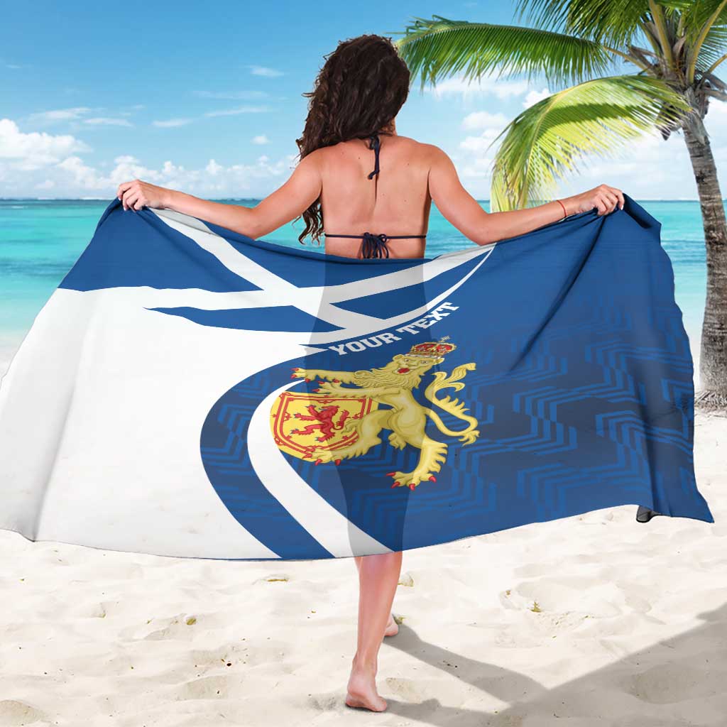 Personalized Scotland Sarong Lion Rampant Flag Style