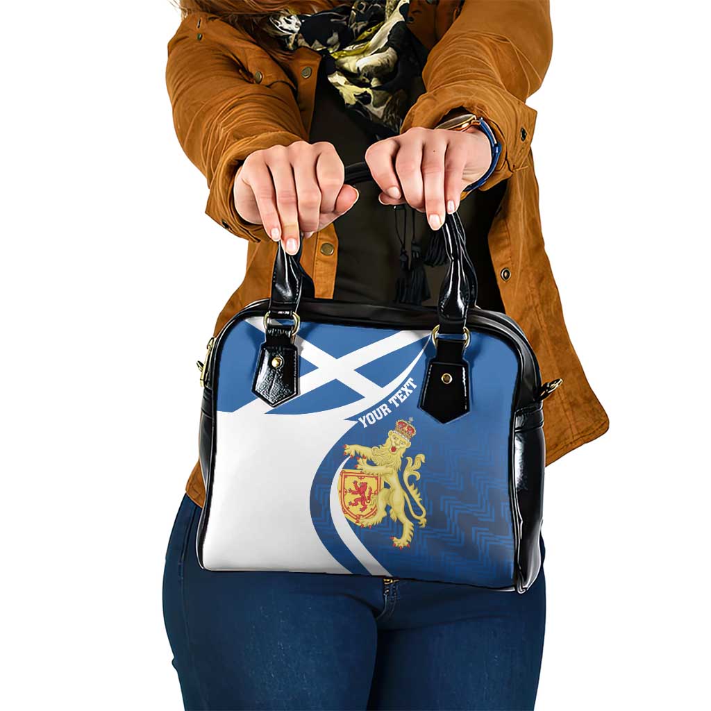 Personalized Scotland Shoulder Handbag Lion Rampant Flag Style