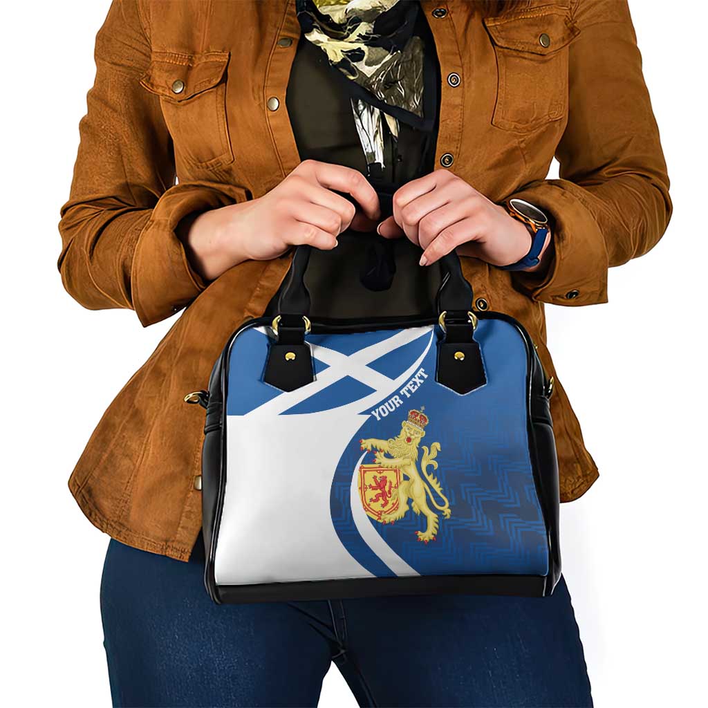 Personalized Scotland Shoulder Handbag Lion Rampant Flag Style