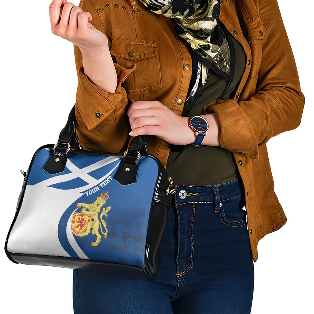 Personalized Scotland Shoulder Handbag Lion Rampant Flag Style