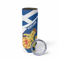 Personalized Scotland Skinny Tumbler Lion Rampant Flag Style