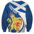 Personalized Scotland Sweatshirt Lion Rampant Flag Style