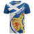 Personalized Scotland T Shirt Lion Rampant Flag Style