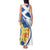 Personalized Scotland Tank Maxi Dress Lion Rampant Flag Style