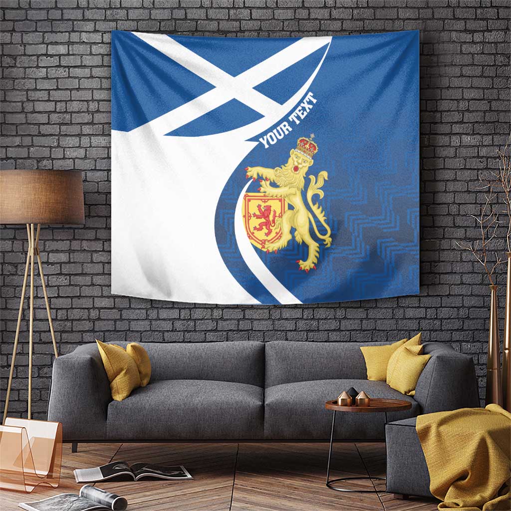 Personalized Scotland Tapestry Lion Rampant Flag Style