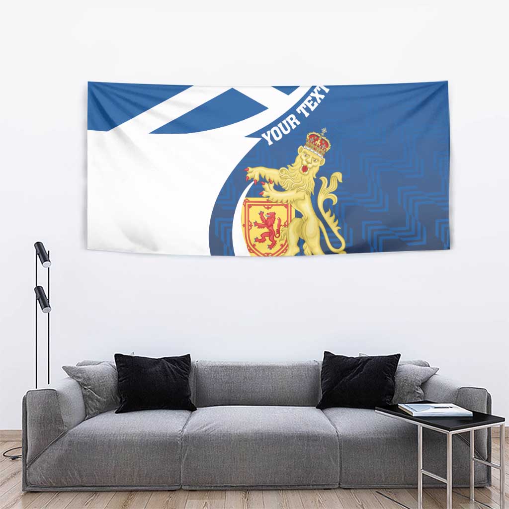 Personalized Scotland Tapestry Lion Rampant Flag Style