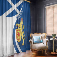Personalized Scotland Window Curtain Lion Rampant Flag Style