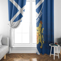 Personalized Scotland Window Curtain Lion Rampant Flag Style