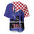 Croatia Independence Day Baseball Jersey Hrvatska Checkerboard 35th Anniversary
