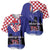 Croatia Independence Day Baseball Jersey Hrvatska Checkerboard 35th Anniversary