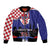 Croatia Independence Day Bomber Jacket Hrvatska Checkerboard 35th Anniversary