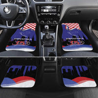 Croatia Independence Day Car Mats Hrvatska Checkerboard 35th Anniversary